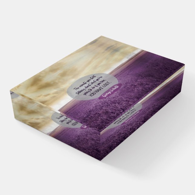 What You Are Going To Do Paperweight (Angled)