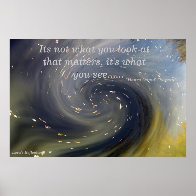 What you look at poster (Front)