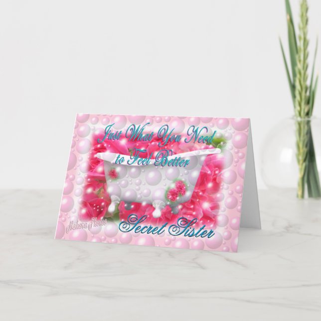 What you need Secret Sister-customize Card (Front)