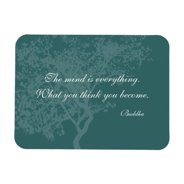 What You Think You Become Quote - Buddha Magnets (Horizontal)