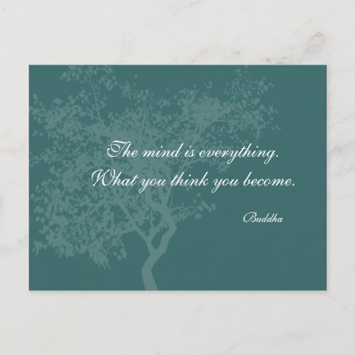 What You Think You Become Quote _ Buddha PostCards