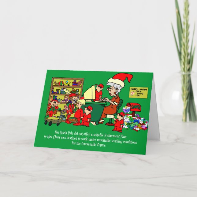 What?! You thought it was elves? Holiday Card (Front)