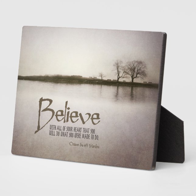 What You Were Made Plaque (Side)