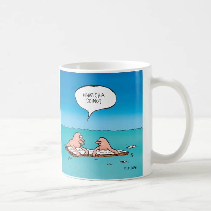 Whatcha Doing? Shipwreck Cartoon Mug