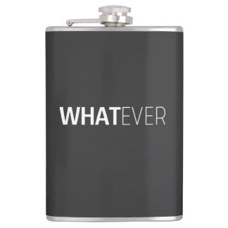 'WHATEVER' BLACK FLASK