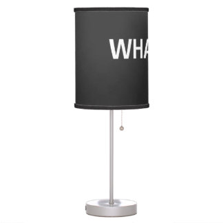 'WHATEVER' BLACK TABLE LAMP