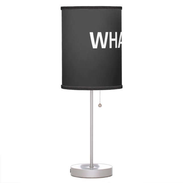 'WHATEVER' BLACK TABLE LAMP (Left)