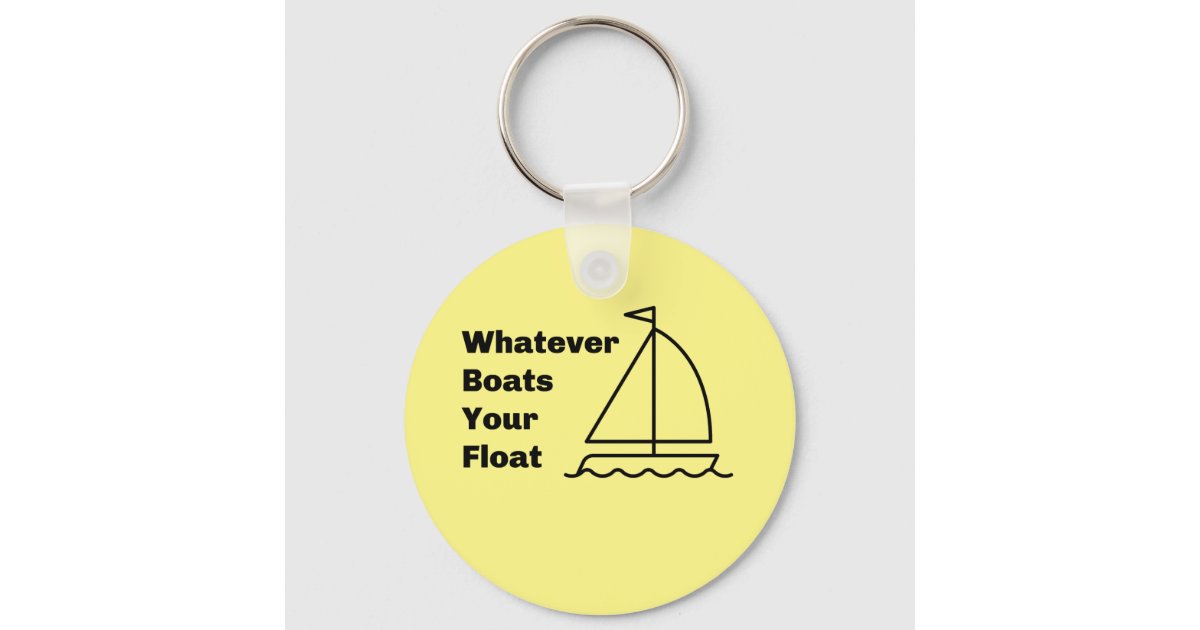 Boat Keychain Float 