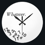 Whatever. Clock<br><div class="desc">Time can be an illusion</div>
