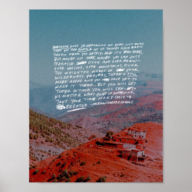 Whatever ends up happening out here, poster (Front)