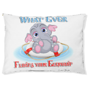 Whatever Floats Your Baby Elephant Pet Bed
