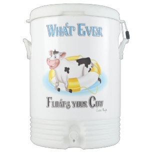 Whatever Floats Your Cow Beverage Cooler