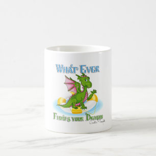 Whatever Floats Your Dragon Cute Coffee Mug