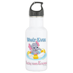 Whatever Floats Your Elephant 3 Stainless Steel Water Bottle