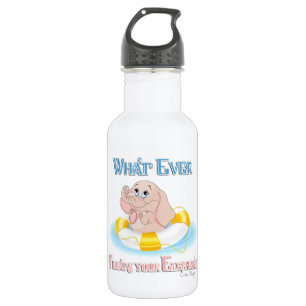 Whatever Floats Your Elephant 4 Water Bottle