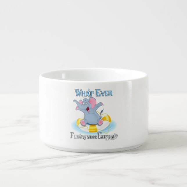 Whatever Floats your Elephant Bowl (Center)