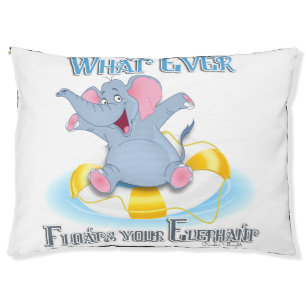 Whatever Floats your Elephant Pet Bed
