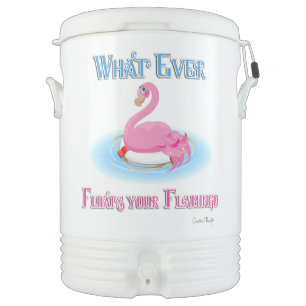 Whatever Floats Your Flamingo 2 Beverage Cooler