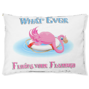 Whatever Floats Your Flamingo 3 Pet Bed