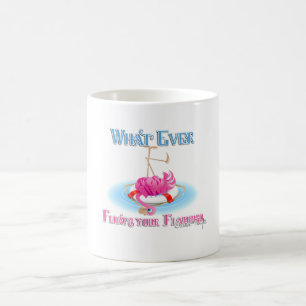 Whatever Floats Your Flamingo Coffee Mug