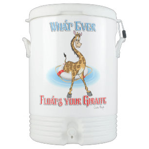 Whatever Floats Your Giraffe Cooler