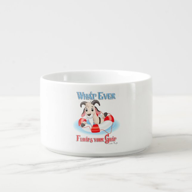 Whatever Floats Your Goat Bowl (Center)