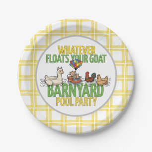 Whatever Floats Your Goat Small Paper Party Plate