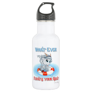 Whatever Floats Your Goat Water Bottle
