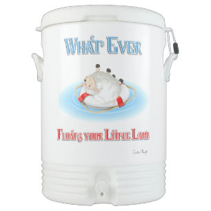Whatever Floats Your Little Lamb Cooler