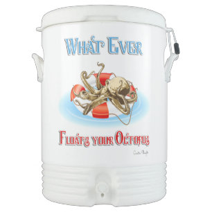 Whatever Floats Your Octopus Beverage Cooler