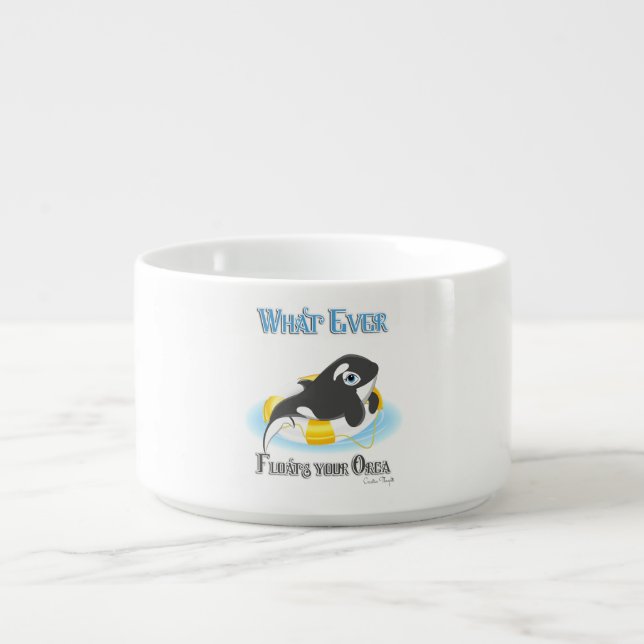 Whatever Floats Your Orca Whale Bowl (Center)