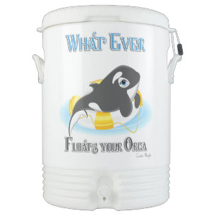 Whatever Floats Your Orca Whale Cooler