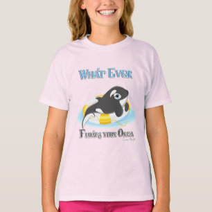 Whatever Floats Your Orca Whale T-Shirt