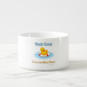 Whatever Floats Your Rubber Duckie Bowl