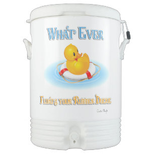 Whatever Floats Your Rubber Duckie Cooler