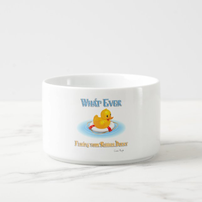Whatever Floats Your Rubber Ducky Bowl (Center)