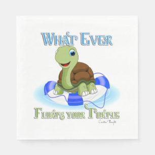 Whatever Floats Your Turtle 2 Napkins