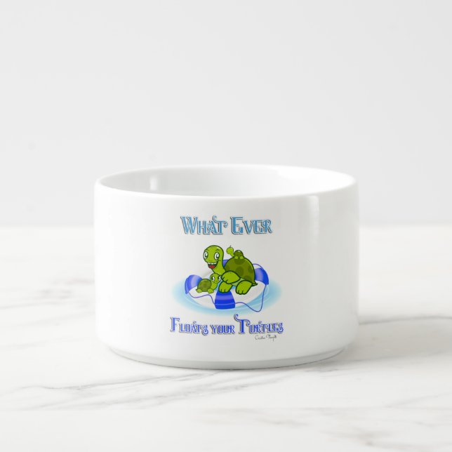 Whatever Floats Your Turtles 3 Bowl (Center)