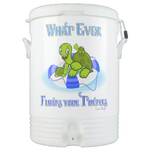 Whatever Floats Your Turtles 3 Cooler