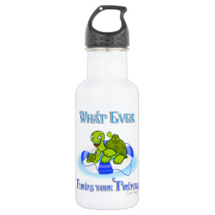 Whatever Floats Your Turtles 3 Water Bottle