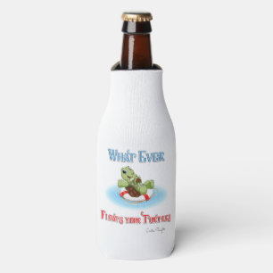 Whatever Floats Your Turtles Bottle Cooler