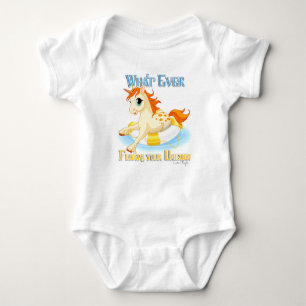Whatever Floats Your Unicorn Baby Bodysuit