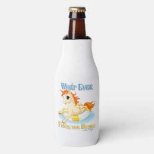 Whatever Floats Your Unicorn Bottle Cooler