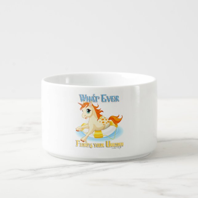 Whatever Floats Your Unicorn Bowl (Center)