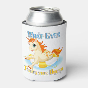 Whatever Floats Your Unicorn Can Cooler