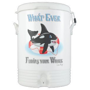 Whatever Floats Your Whale 2 Beverage Cooler