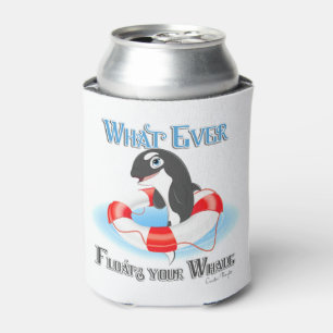 Whatever Floats Your Whale Can Cooler