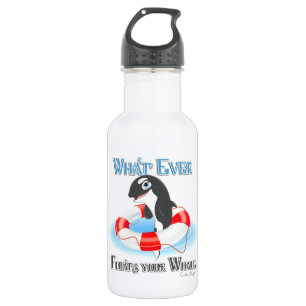 Whatever Floats Your Whale Stainless Steel Water Bottle