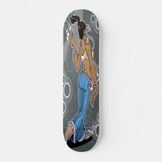 Whatever Girl Skateboard Deck (Front)