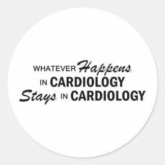 Whatever Happens - Cardiology Classic Round Sticker